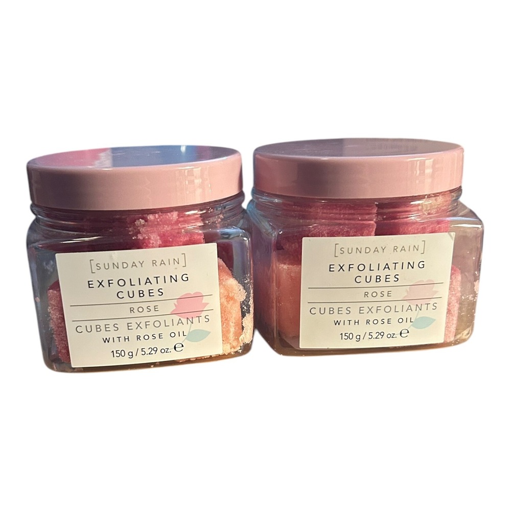 Sunday Rain 2-Exfoliating Cubes Rose Oil  5.39oz